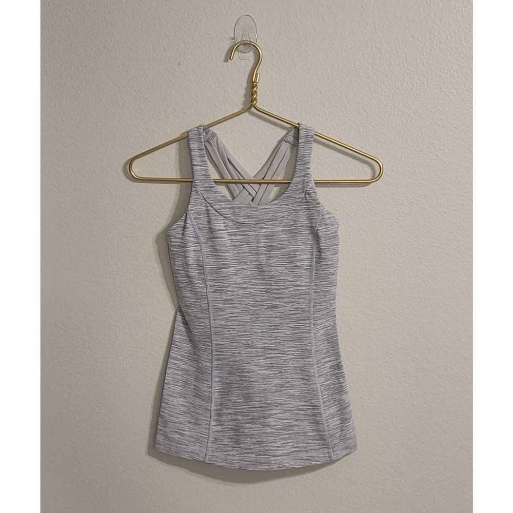 Lululemon Criss-Cross Tank w/ Built in Bra | 2